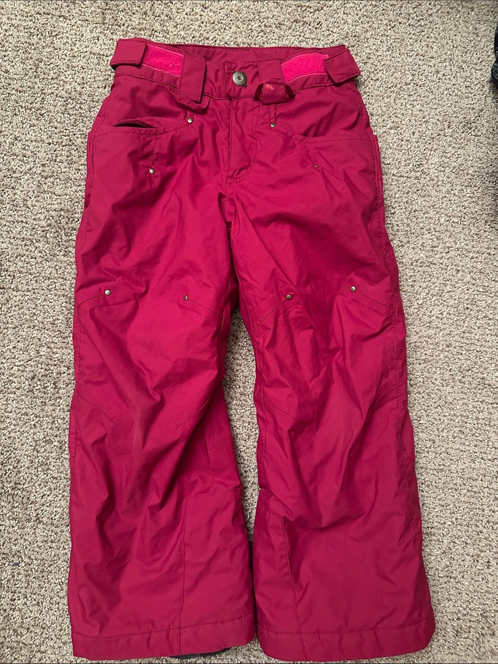Columbia Girls Fuchsia Pink Snow Pants Size 4/5